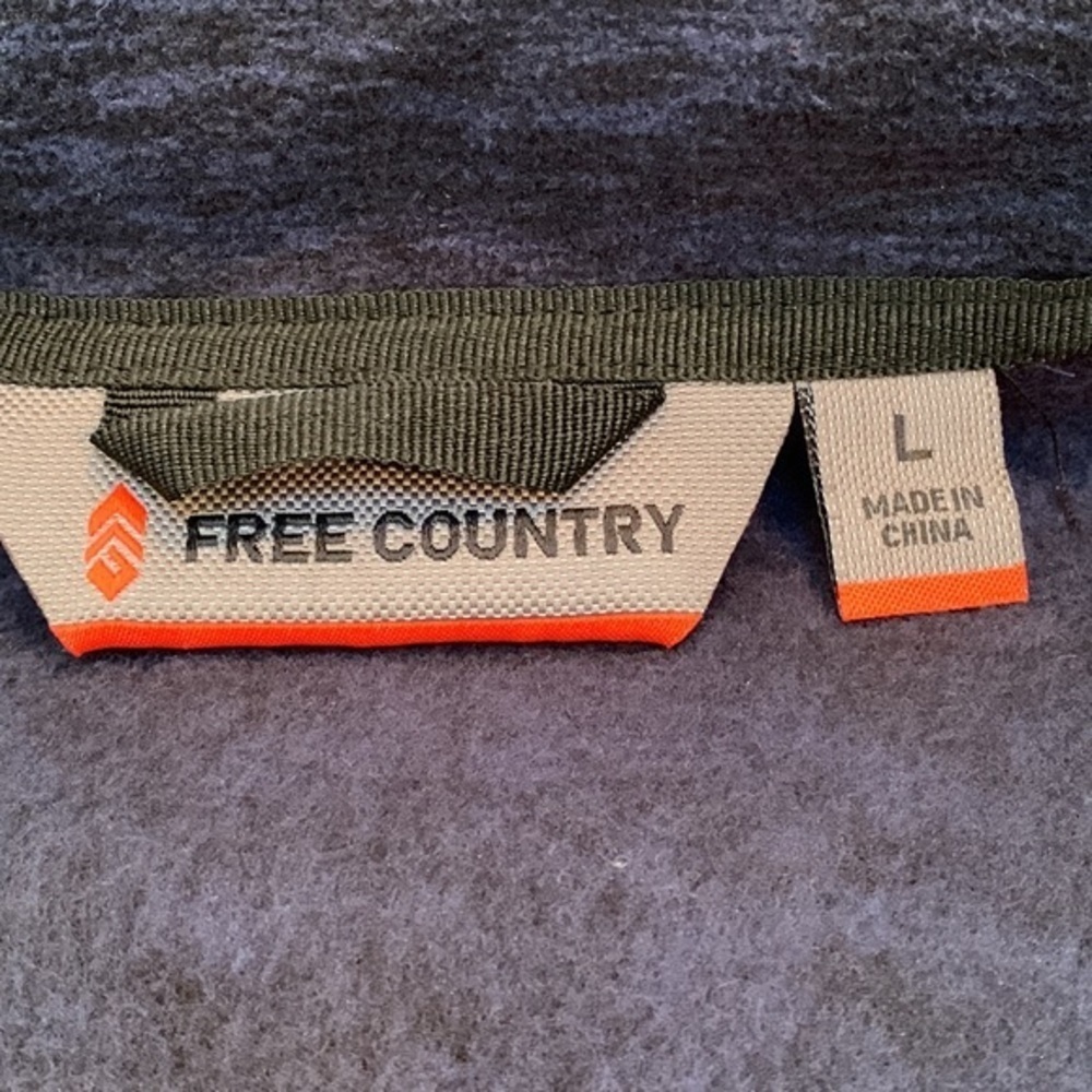 Free Country Melange Fleece Jacket NWT - Picture 8 of 9